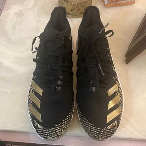 Sz 12 Adidas Afterburner 6 Gold Baseball